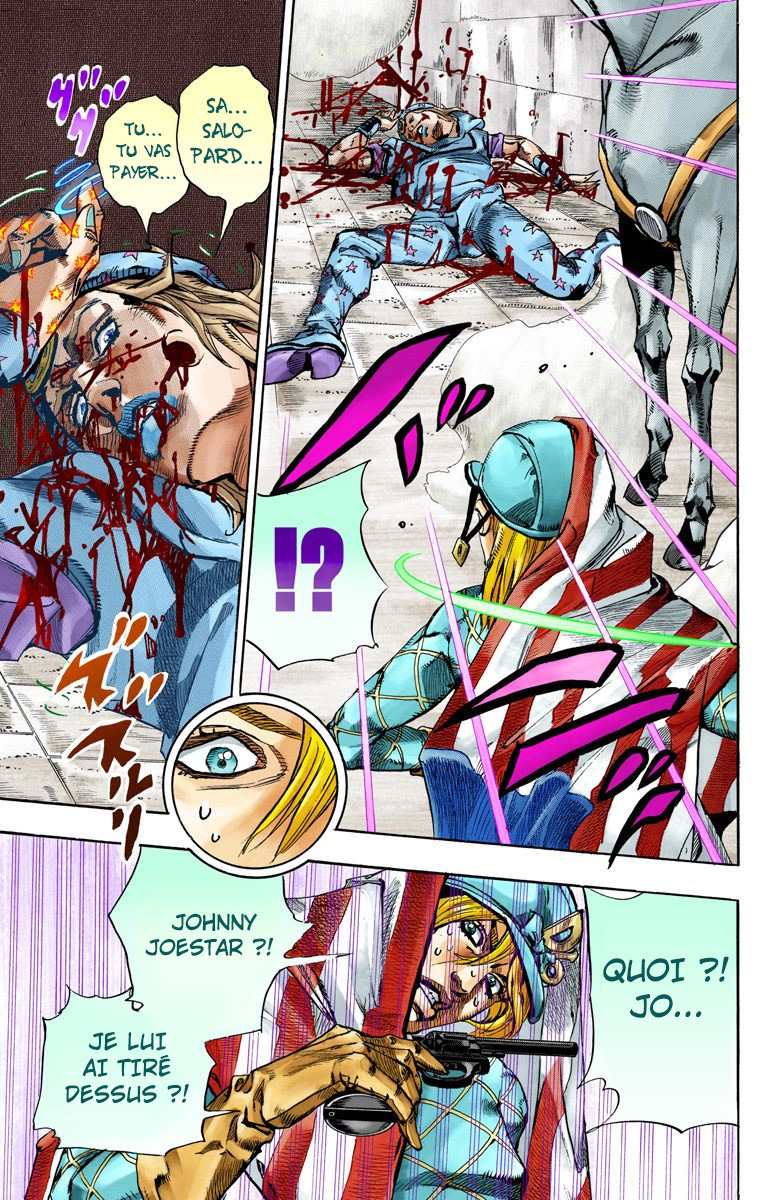 Read JoJo's Bizarre Adventure Part 7 Steel Ball Run Official Colored FR Manga Online