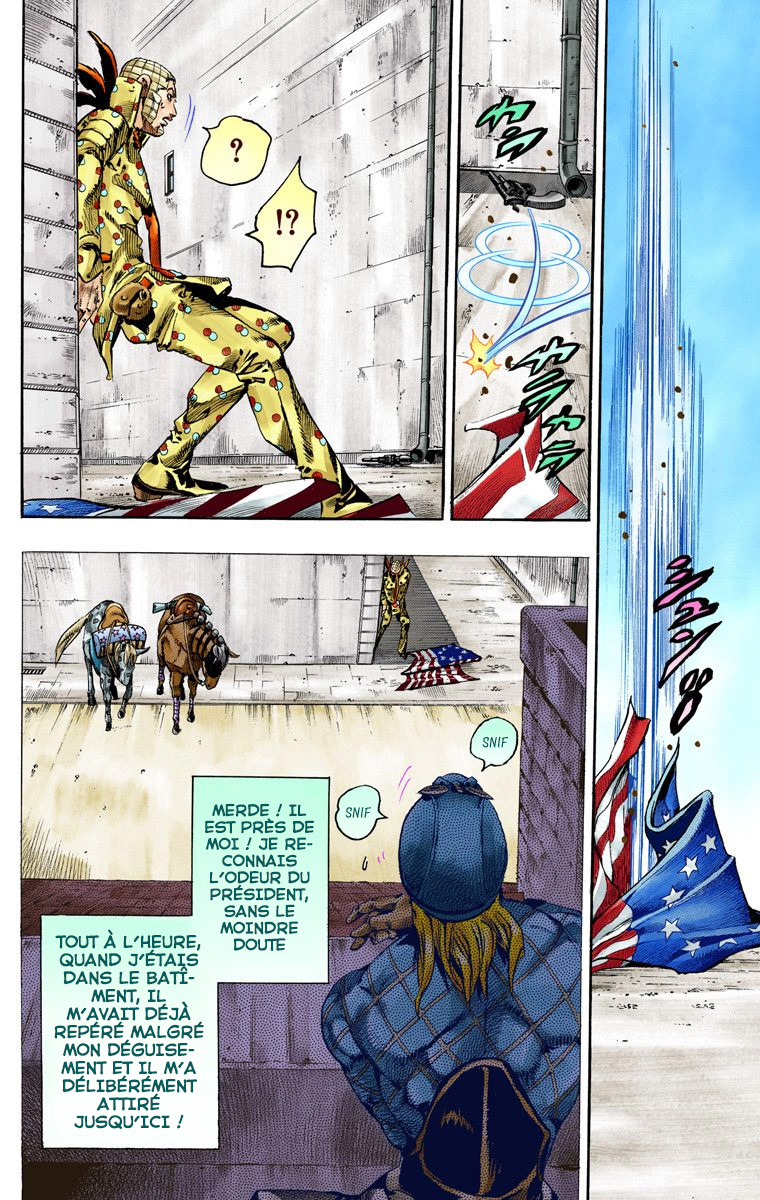 Read JoJo's Bizarre Adventure Part 7 Steel Ball Run Official Colored FR Manga Online