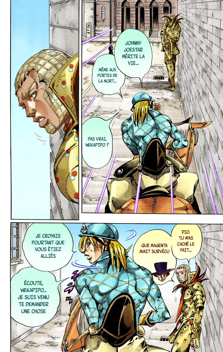 Read JoJo's Bizarre Adventure Part 7 Steel Ball Run Official Colored FR Manga Online