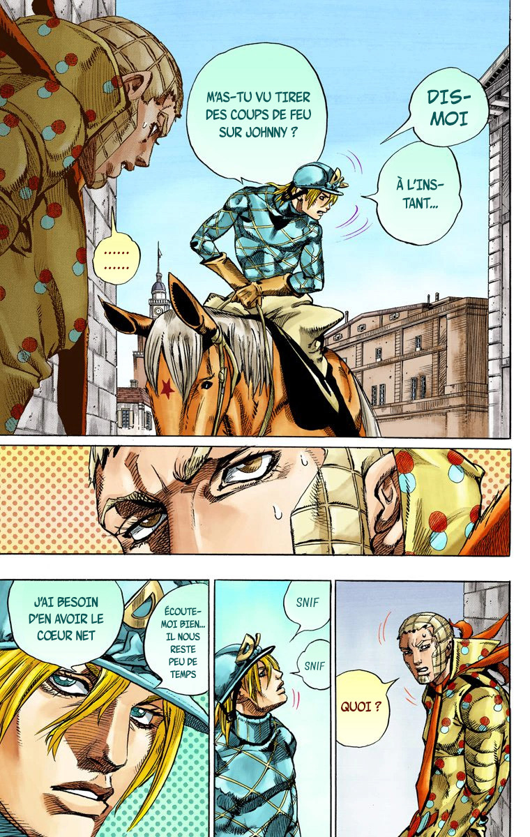 Read JoJo's Bizarre Adventure Part 7 Steel Ball Run Official Colored FR Manga Online