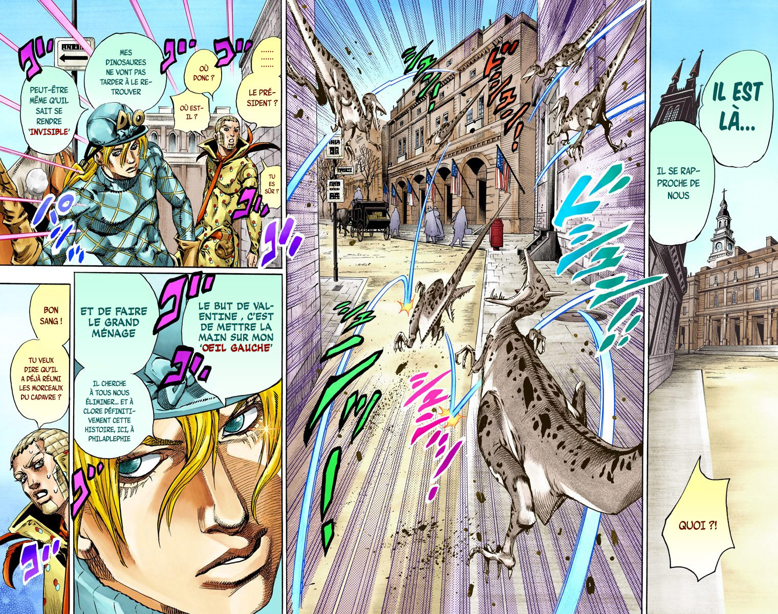 Read JoJo's Bizarre Adventure Part 7 Steel Ball Run Official Colored FR Manga Online