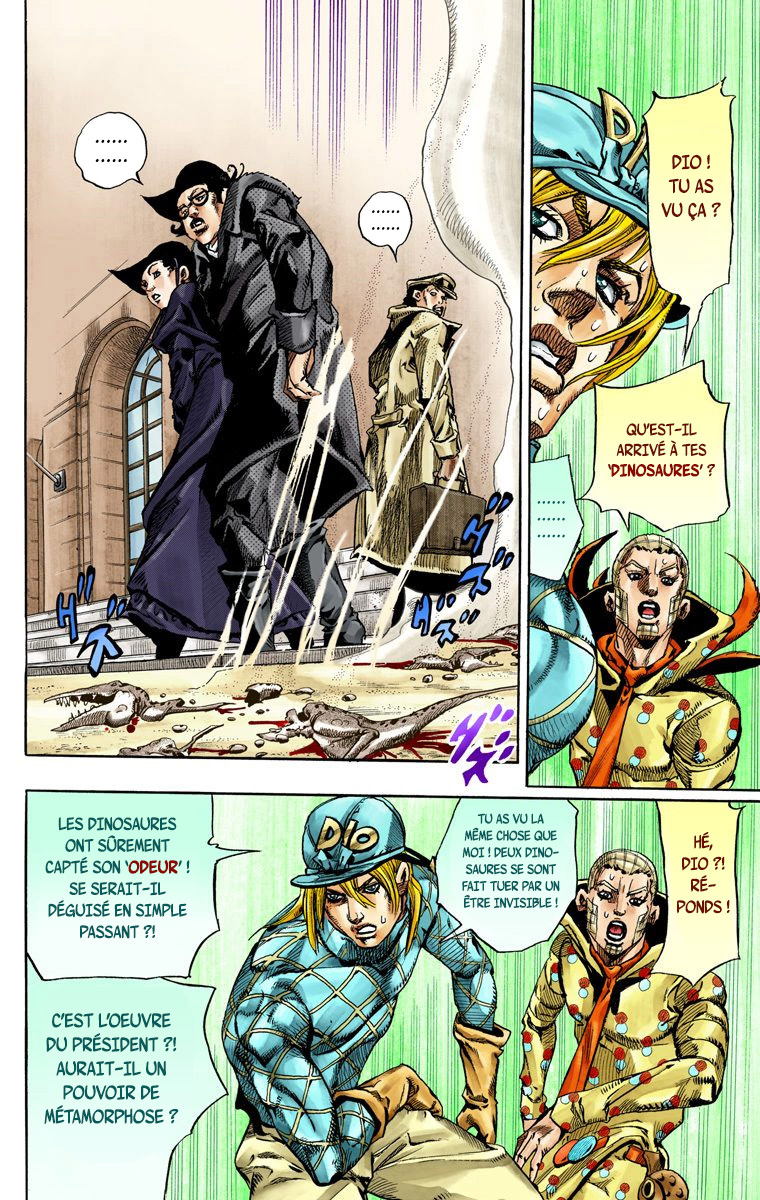 Read JoJo's Bizarre Adventure Part 7 Steel Ball Run Official Colored FR Manga Online