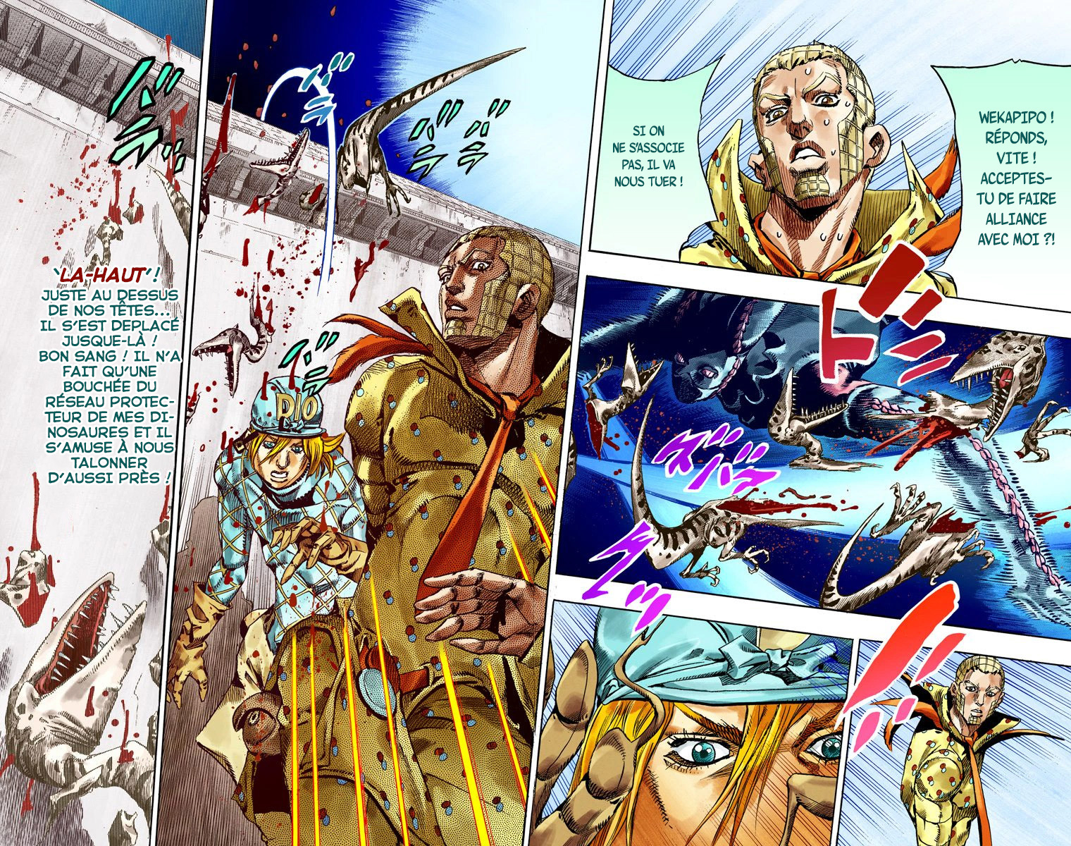 Read JoJo's Bizarre Adventure Part 7 Steel Ball Run Official Colored FR Manga Online