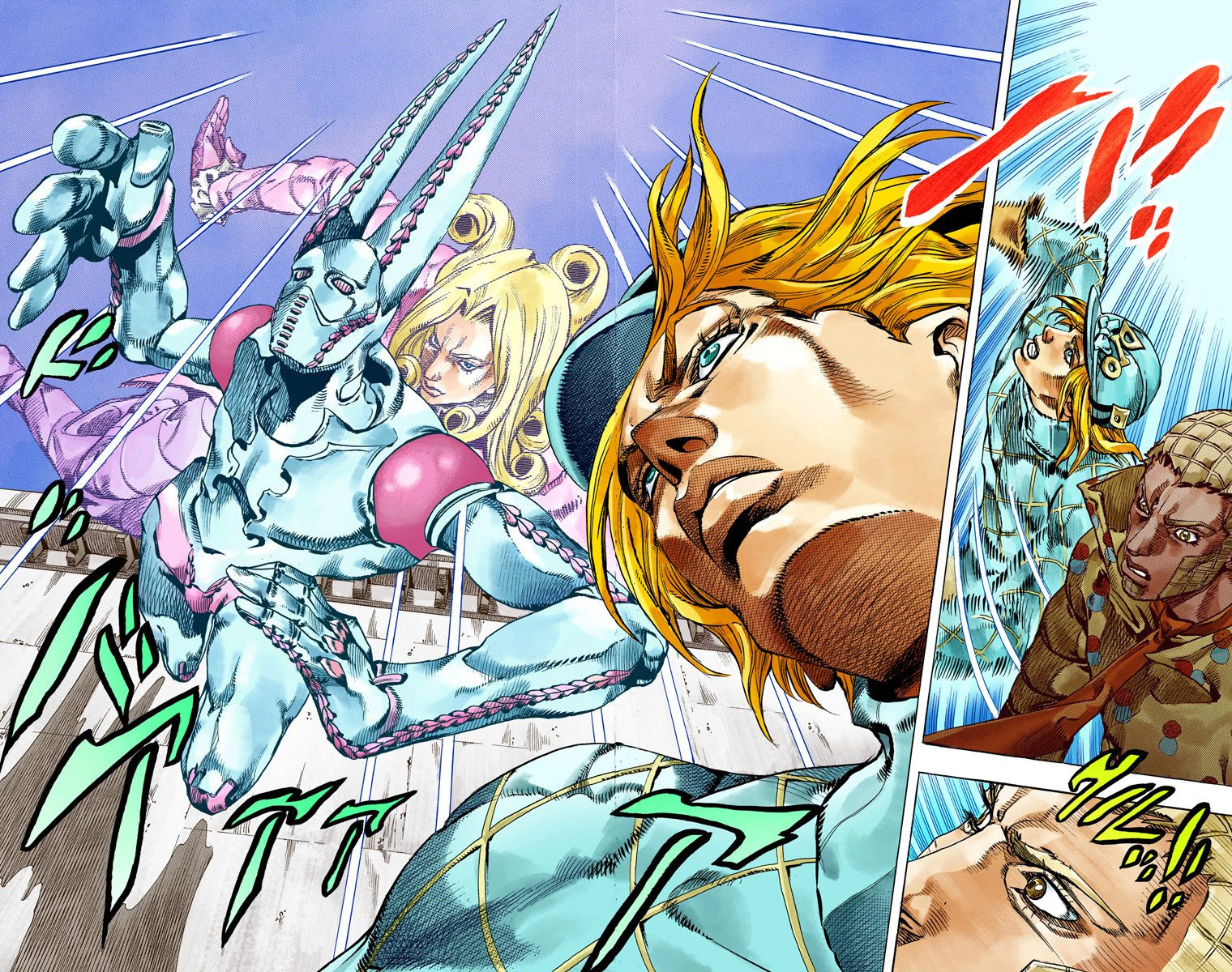 Read JoJo's Bizarre Adventure Part 7 Steel Ball Run Official Colored FR Manga Online