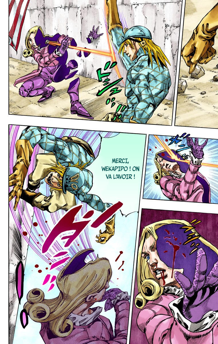 Read JoJo's Bizarre Adventure Part 7 Steel Ball Run Official Colored FR Manga Online