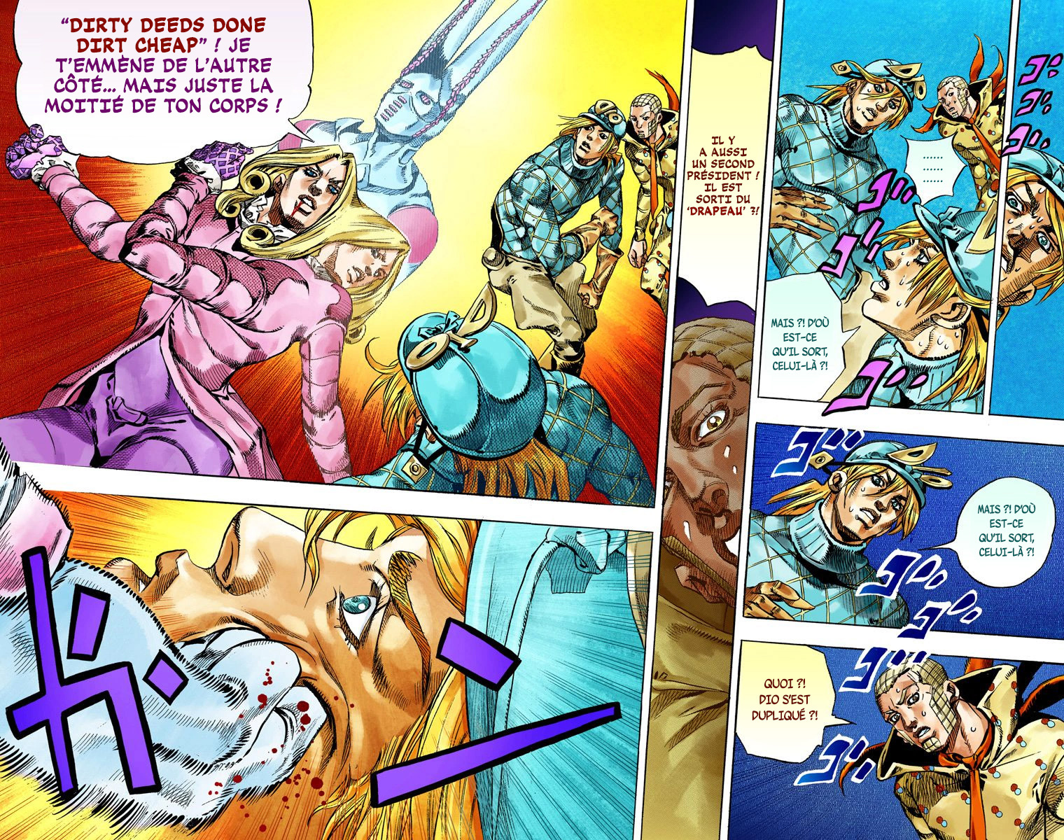 Read JoJo's Bizarre Adventure Part 7 Steel Ball Run Official Colored FR Manga Online