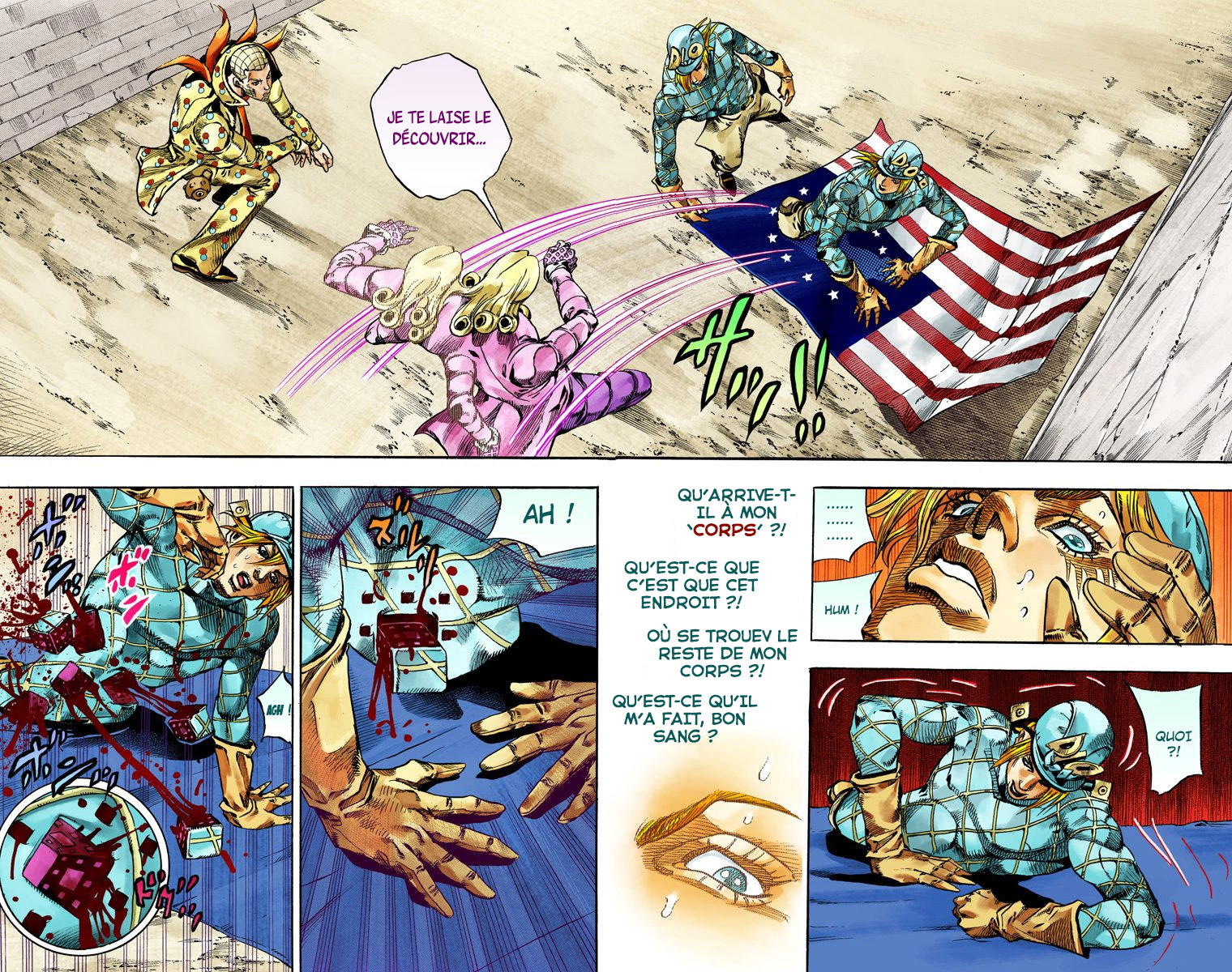 Read JoJo's Bizarre Adventure Part 7 Steel Ball Run Official Colored FR Manga Online