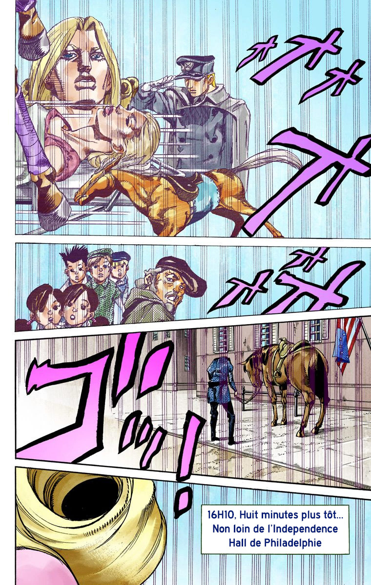 Read JoJo's Bizarre Adventure Part 7 Steel Ball Run Official Colored FR Manga Online
