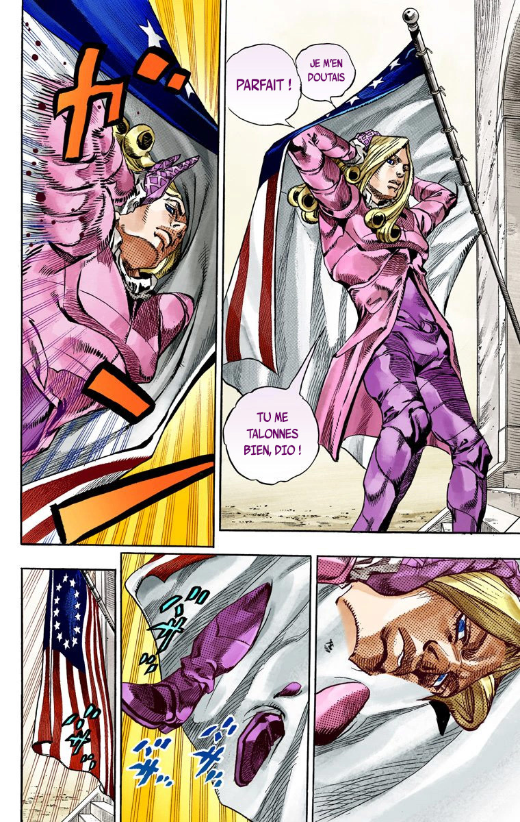 Read JoJo's Bizarre Adventure Part 7 Steel Ball Run Official Colored FR Manga Online