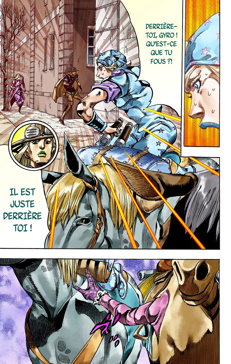 Read JoJo's Bizarre Adventure Part 7 Steel Ball Run Official Colored FR Manga Online