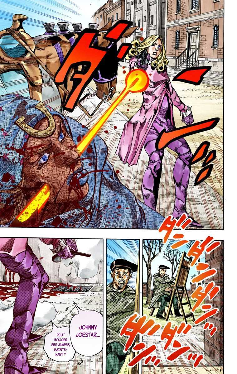 Read JoJo's Bizarre Adventure Part 7 Steel Ball Run Official Colored FR Manga Online