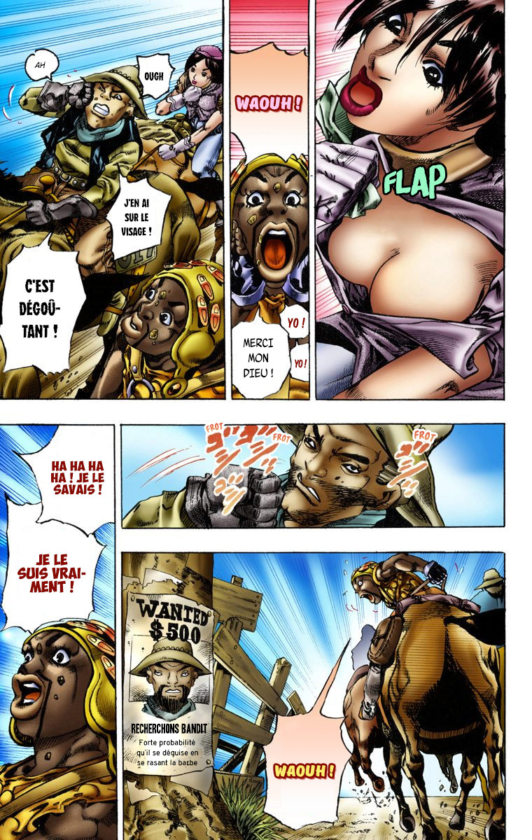 Read JoJo's Bizarre Adventure Part 7 Steel Ball Run Official Colored FR Manga Online