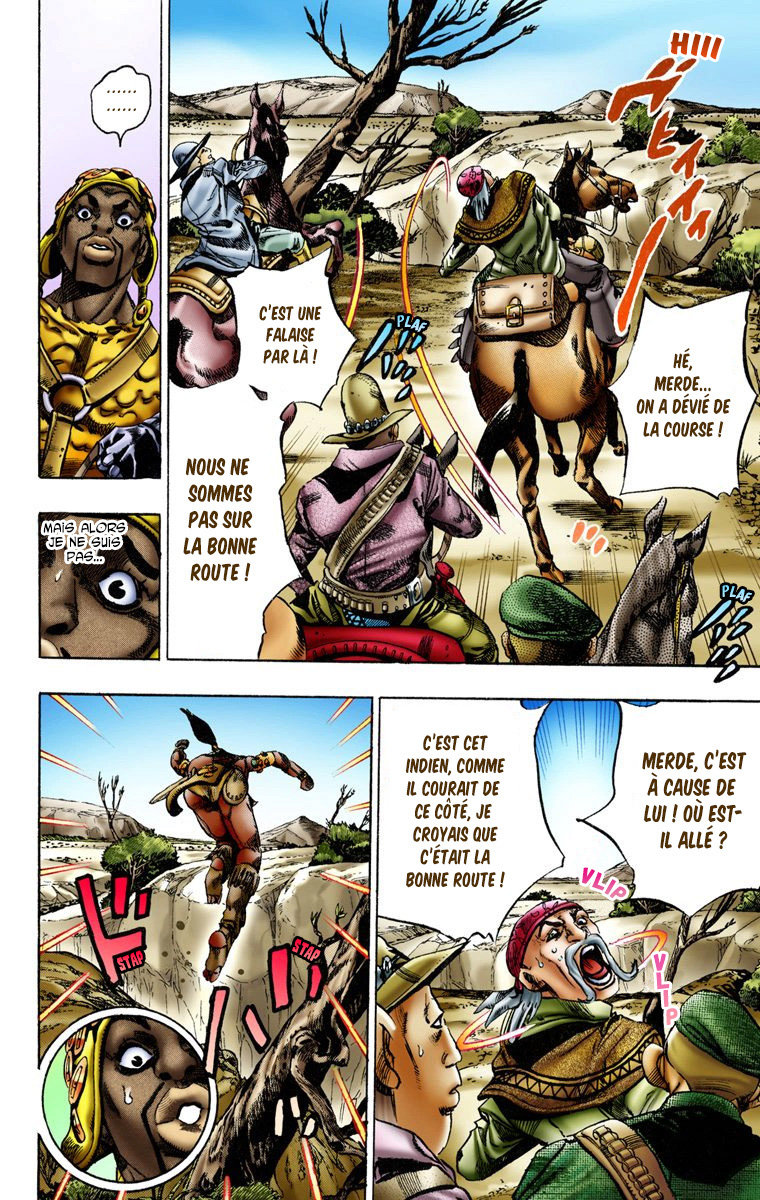 Read JoJo's Bizarre Adventure Part 7 Steel Ball Run Official Colored FR Manga Online