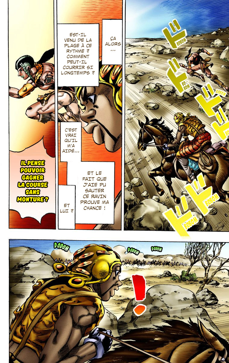 Read JoJo's Bizarre Adventure Part 7 Steel Ball Run Official Colored FR Manga Online