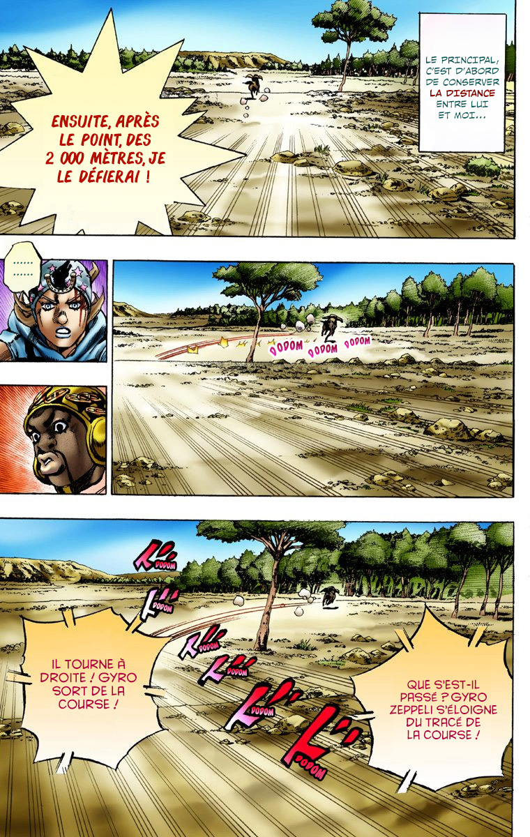 Read JoJo's Bizarre Adventure Part 7 Steel Ball Run Official Colored FR Manga Online