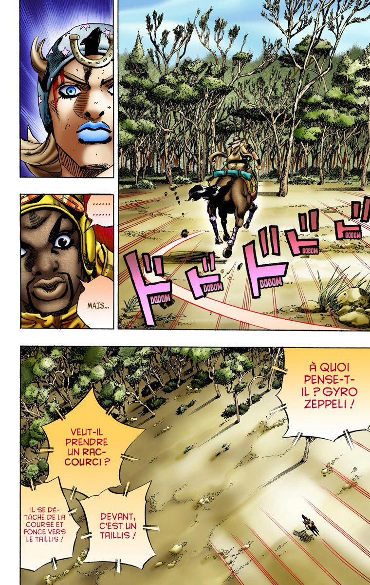 Read JoJo's Bizarre Adventure Part 7 Steel Ball Run Official Colored FR Manga Online
