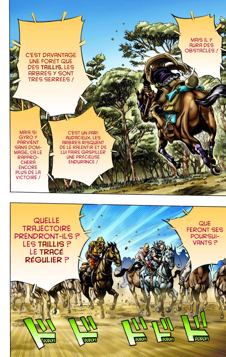 Read JoJo's Bizarre Adventure Part 7 Steel Ball Run Official Colored FR Manga Online
