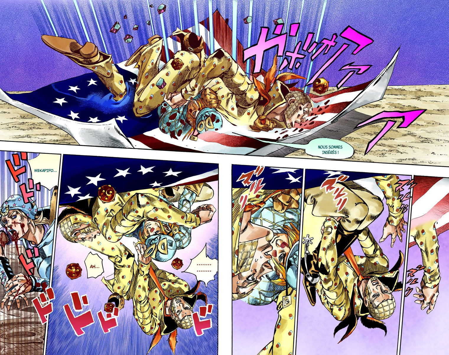 Read JoJo's Bizarre Adventure Part 7 Steel Ball Run Official Colored FR Manga Online