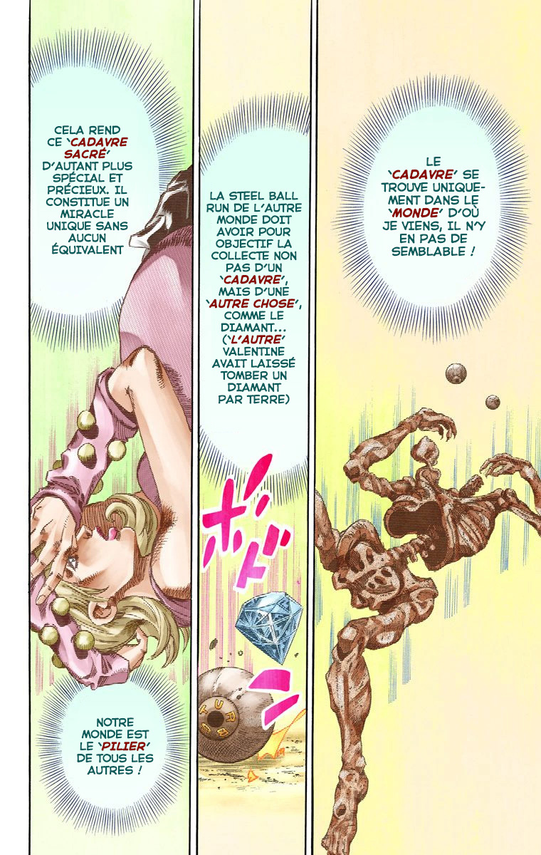 Read JoJo's Bizarre Adventure Part 7 Steel Ball Run Official Colored FR Manga Online