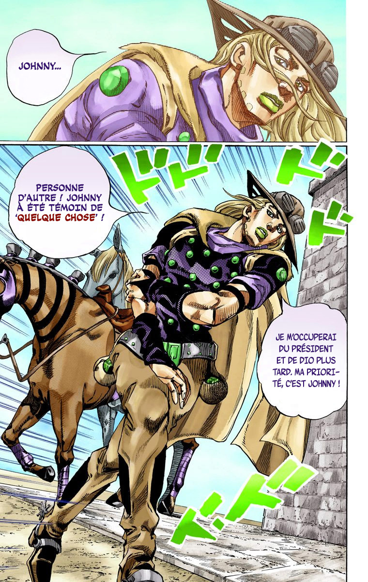 Read JoJo's Bizarre Adventure Part 7 Steel Ball Run Official Colored FR Manga Online