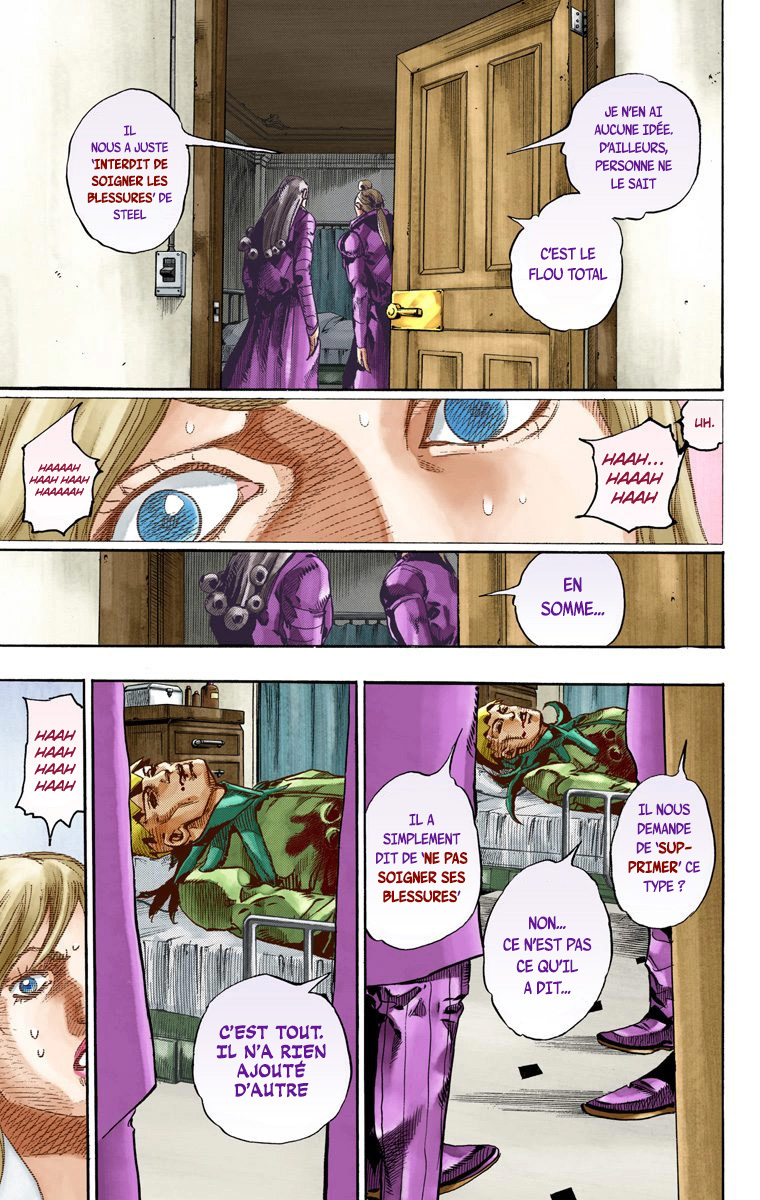 Read JoJo's Bizarre Adventure Part 7 Steel Ball Run Official Colored FR Manga Online