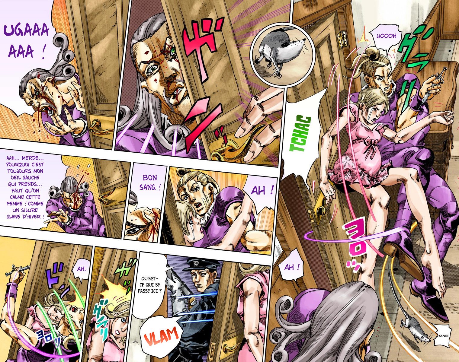 Read JoJo's Bizarre Adventure Part 7 Steel Ball Run Official Colored FR Manga Online