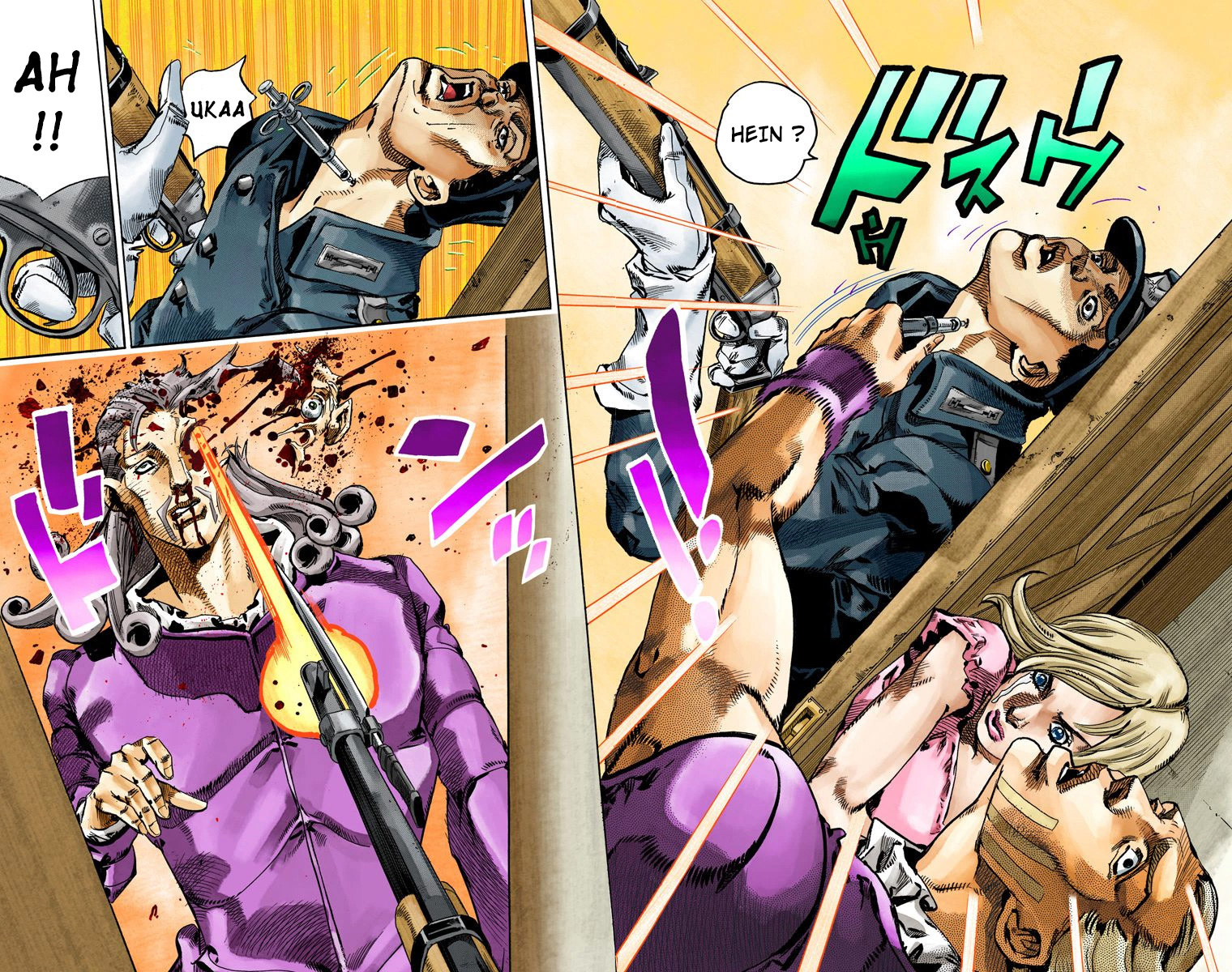 Read JoJo's Bizarre Adventure Part 7 Steel Ball Run Official Colored FR Manga Online