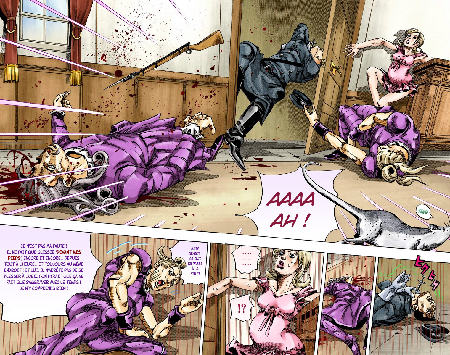 Read JoJo's Bizarre Adventure Part 7 Steel Ball Run Official Colored FR Manga Online