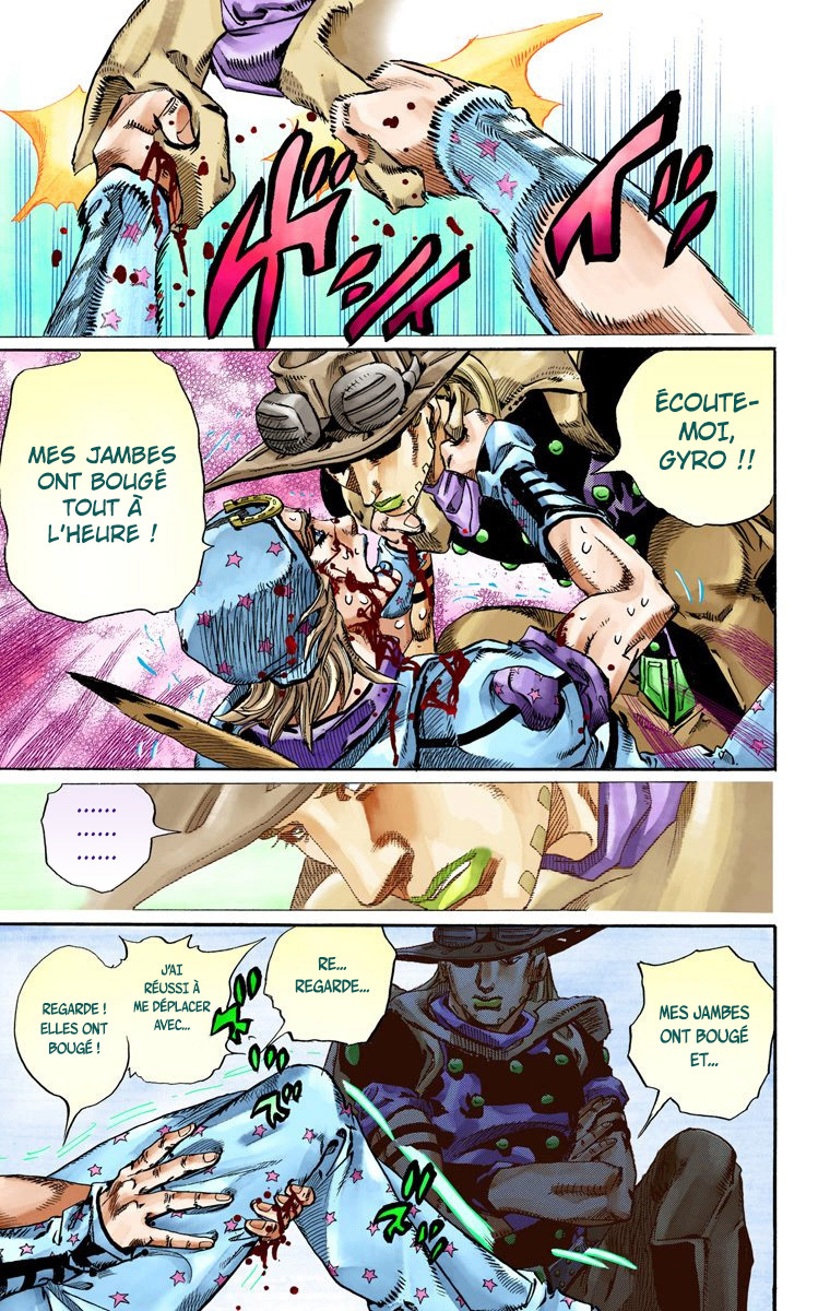 Read JoJo's Bizarre Adventure Part 7 Steel Ball Run Official Colored FR Manga Online