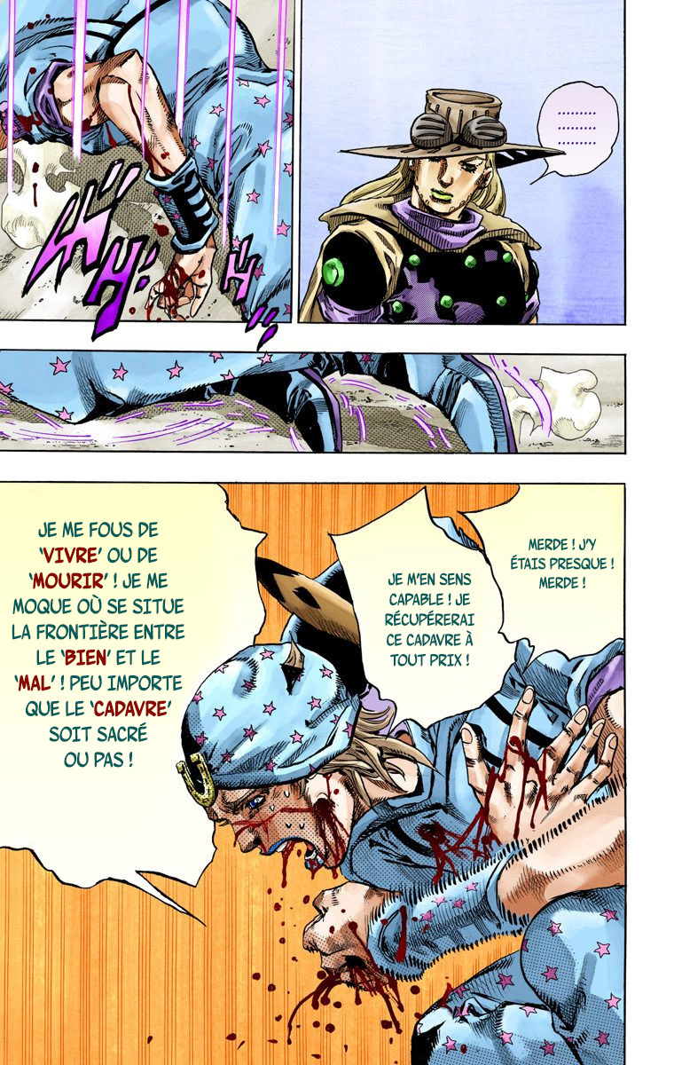 Read JoJo's Bizarre Adventure Part 7 Steel Ball Run Official Colored FR Manga Online