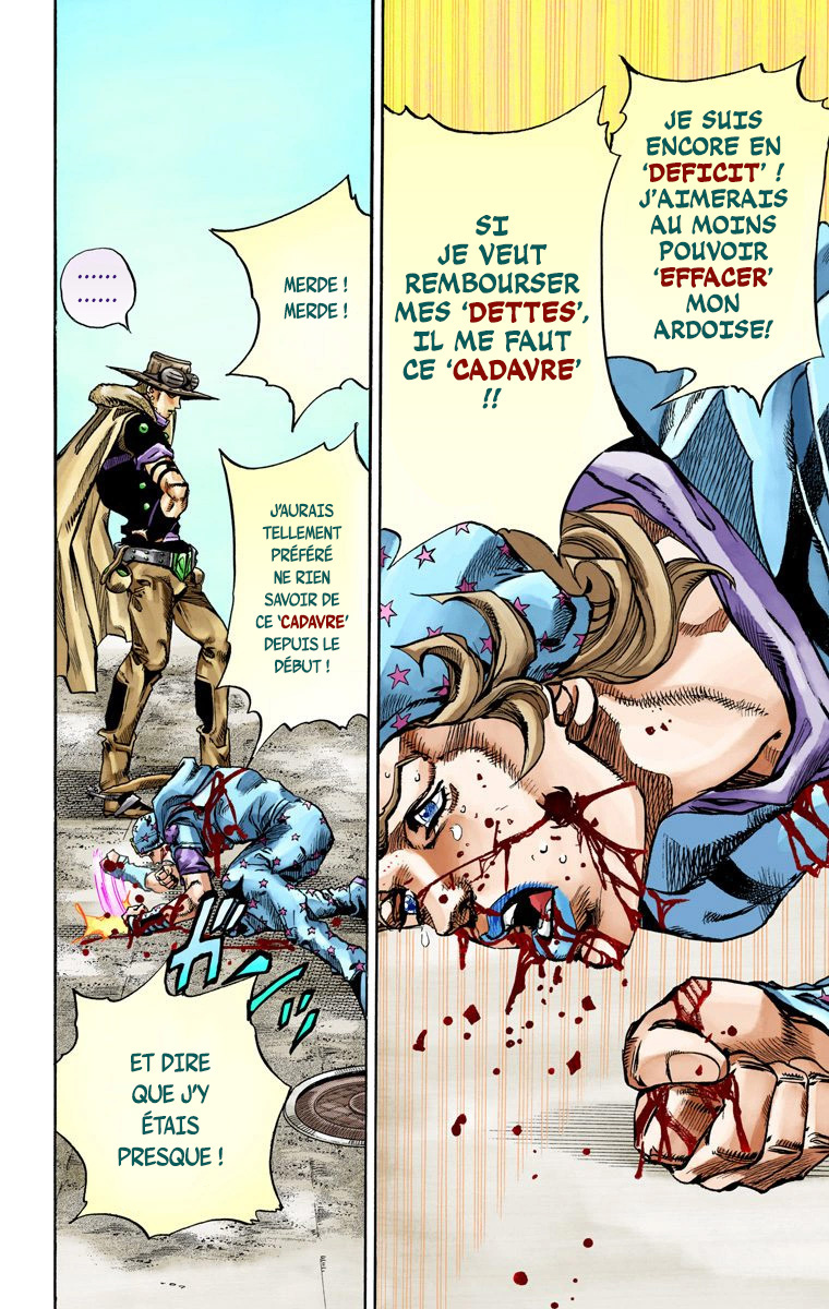 Read JoJo's Bizarre Adventure Part 7 Steel Ball Run Official Colored FR Manga Online