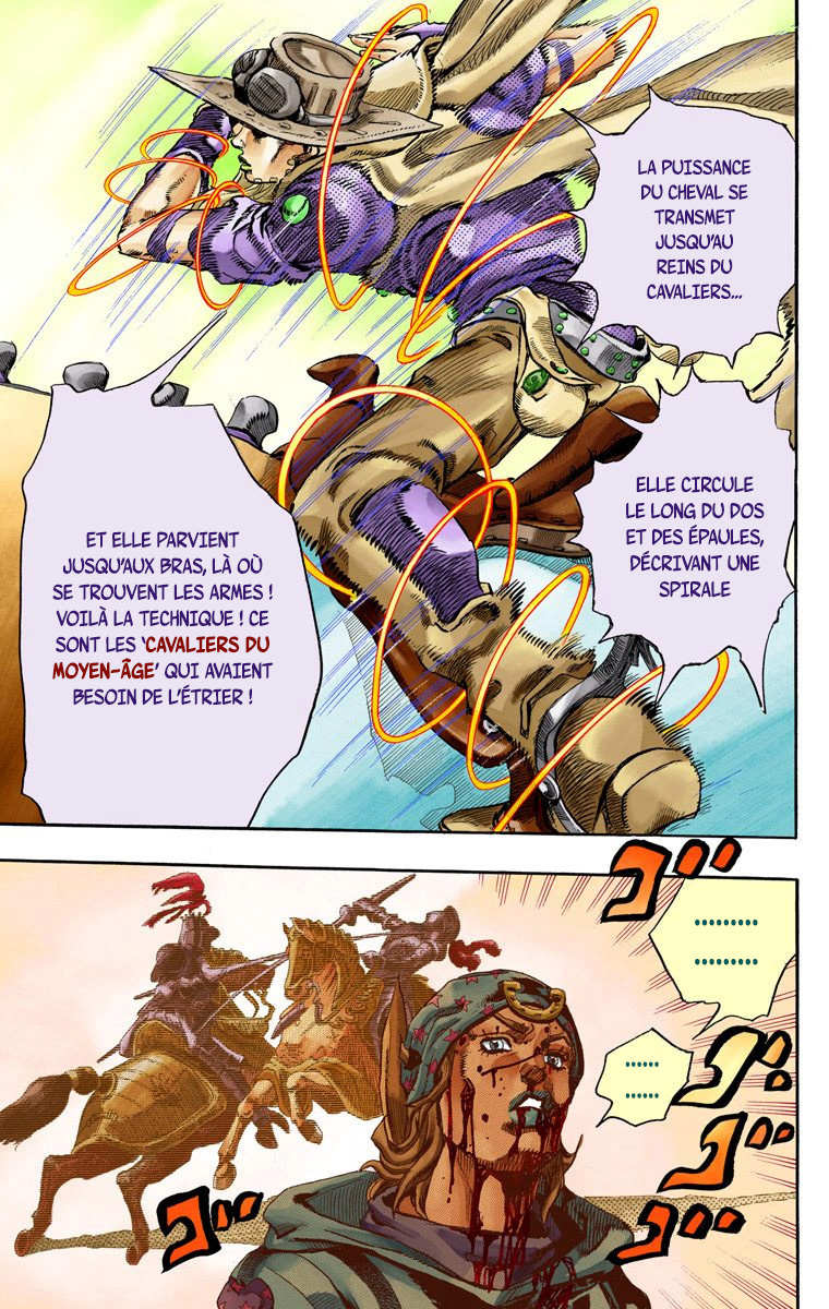 Read JoJo's Bizarre Adventure Part 7 Steel Ball Run Official Colored FR Manga Online