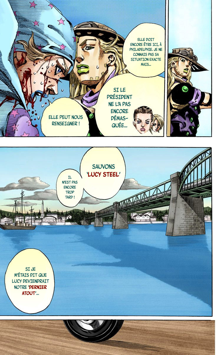 Read JoJo's Bizarre Adventure Part 7 Steel Ball Run Official Colored FR Manga Online