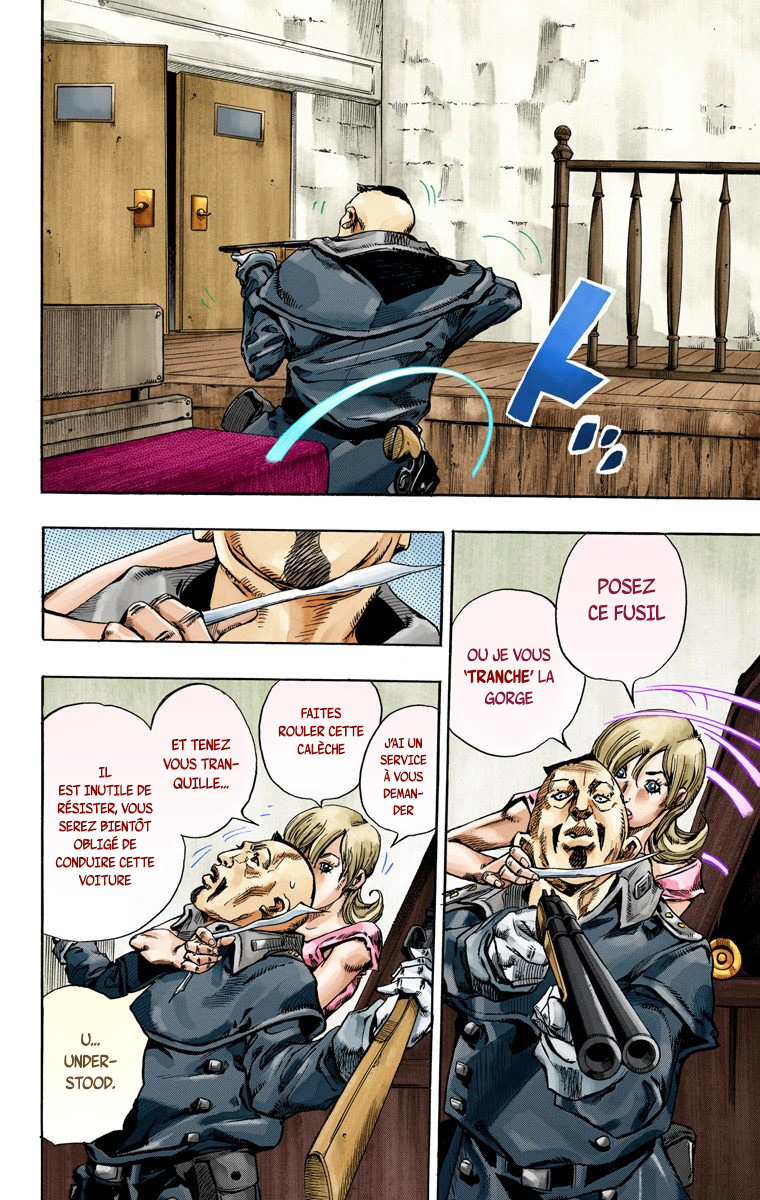Read JoJo's Bizarre Adventure Part 7 Steel Ball Run Official Colored FR Manga Online