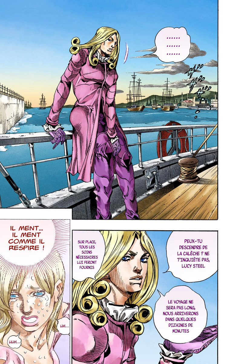 Read JoJo's Bizarre Adventure Part 7 Steel Ball Run Official Colored FR Manga Online
