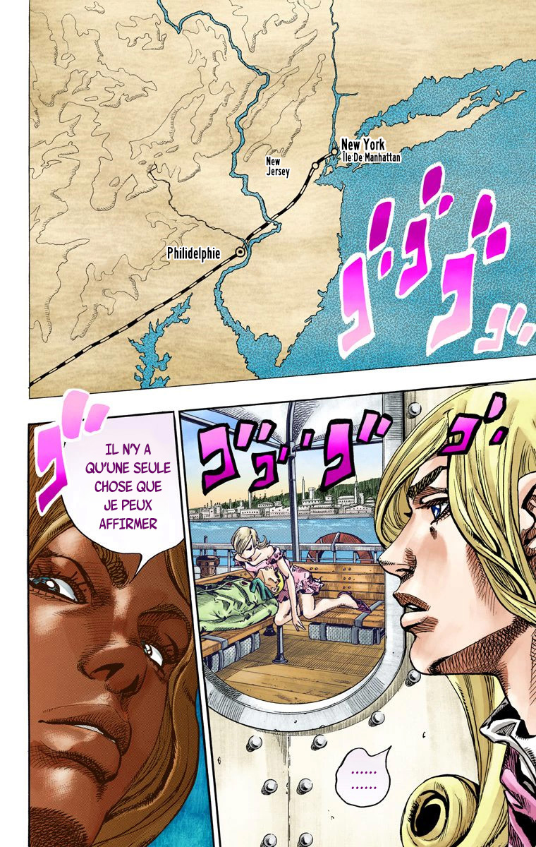 Read JoJo's Bizarre Adventure Part 7 Steel Ball Run Official Colored FR Manga Online