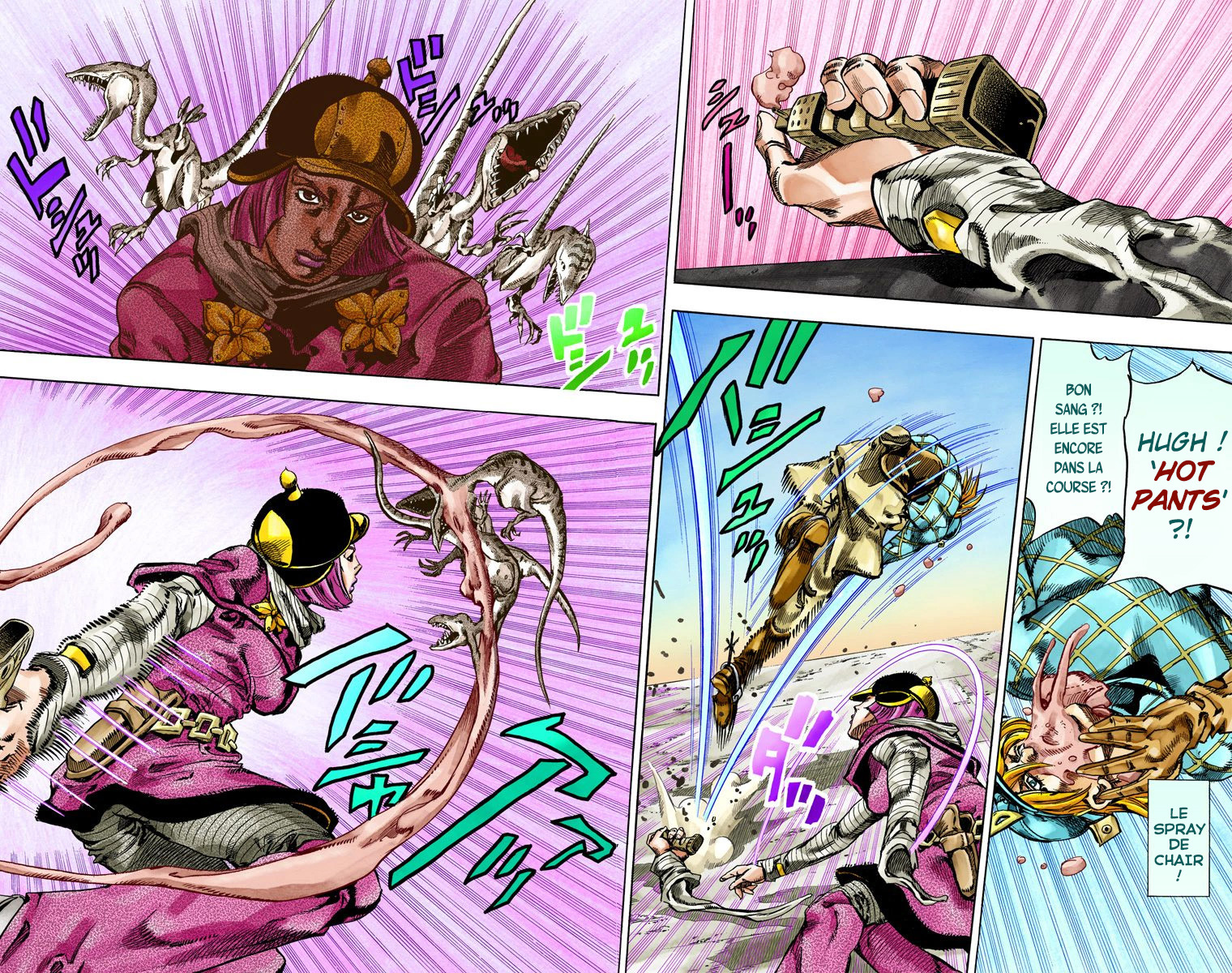 Read JoJo's Bizarre Adventure Part 7 Steel Ball Run Official Colored FR Manga Online