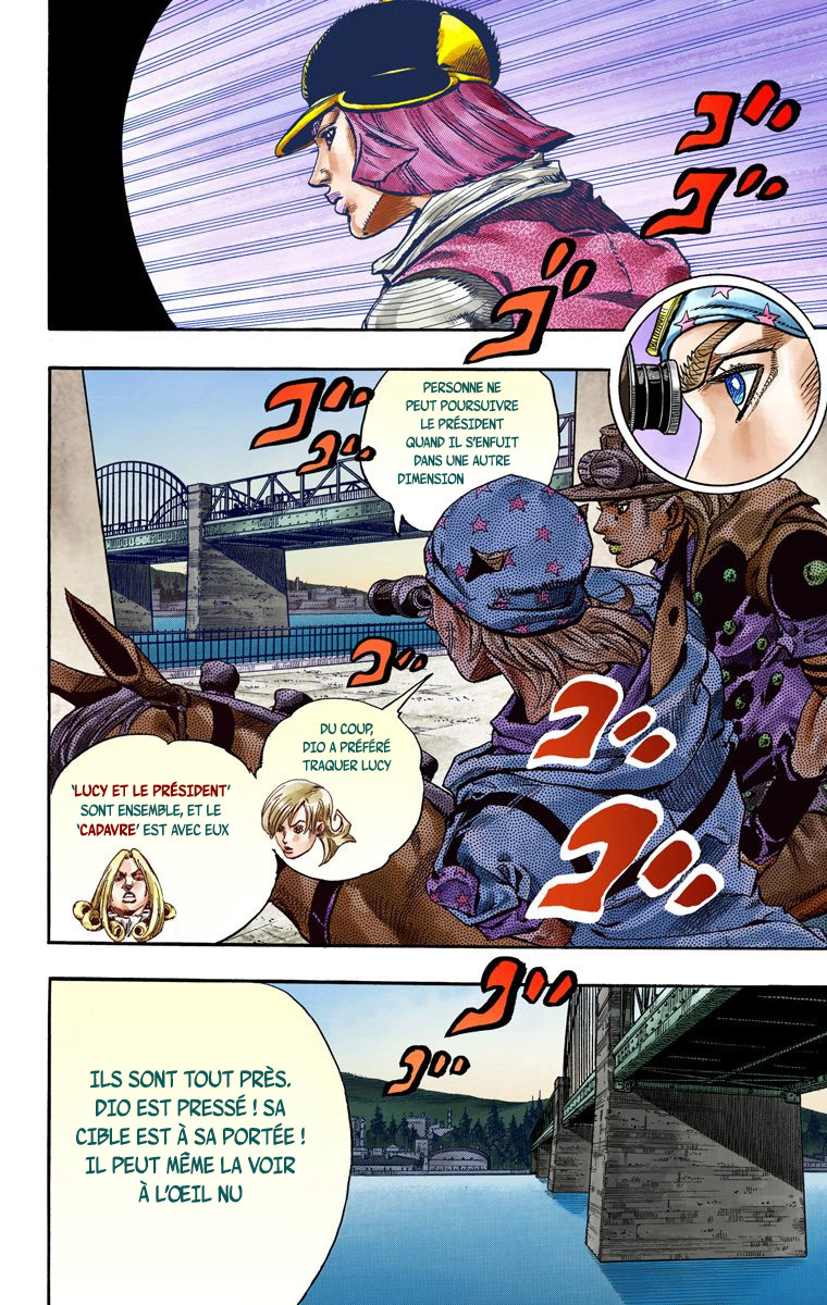 Read JoJo's Bizarre Adventure Part 7 Steel Ball Run Official Colored FR Manga Online