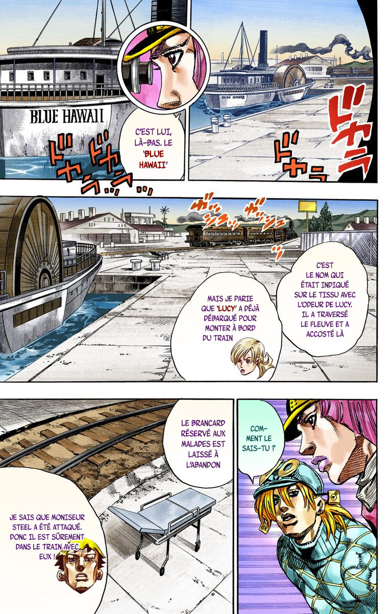 Read JoJo's Bizarre Adventure Part 7 Steel Ball Run Official Colored FR Manga Online