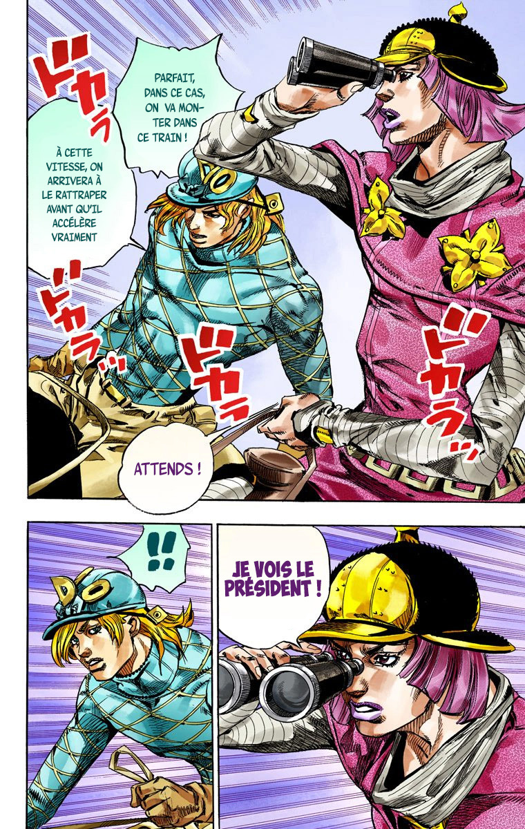 Read JoJo's Bizarre Adventure Part 7 Steel Ball Run Official Colored FR Manga Online
