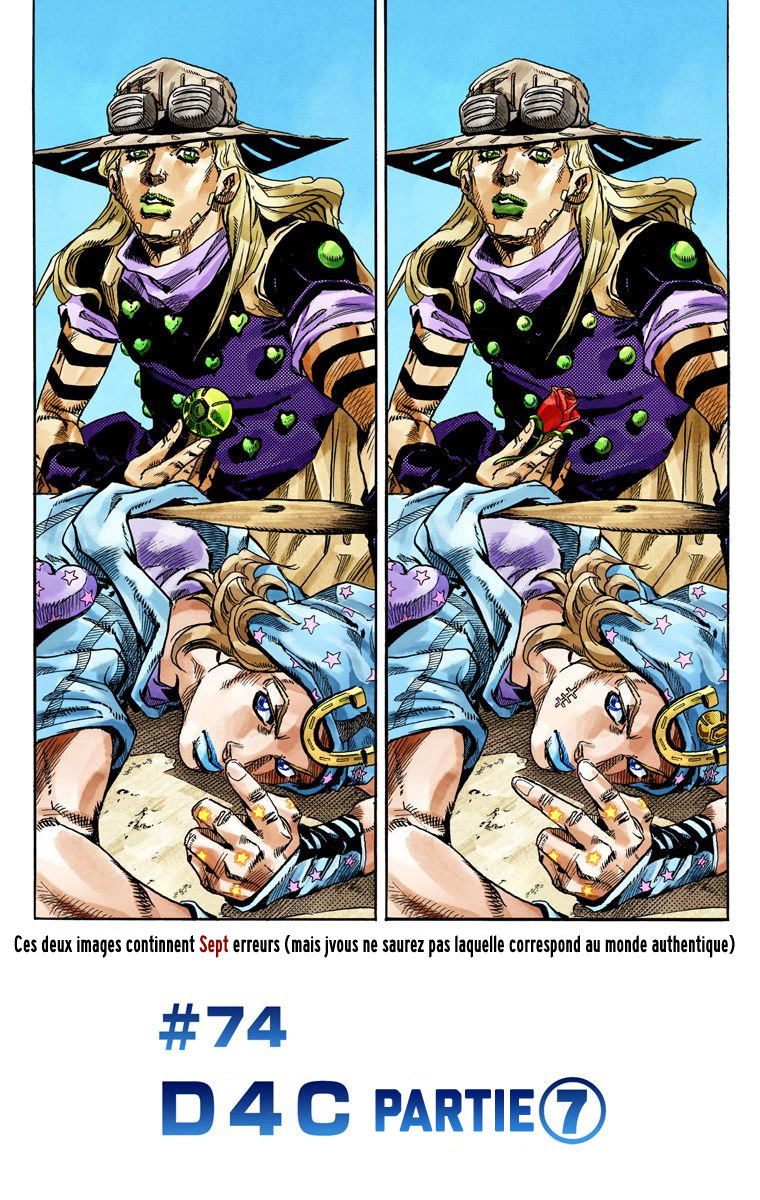 Read JoJo's Bizarre Adventure Part 7 Steel Ball Run Official Colored FR Manga Online