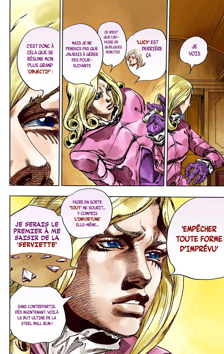 Read JoJo's Bizarre Adventure Part 7 Steel Ball Run Official Colored FR Manga Online