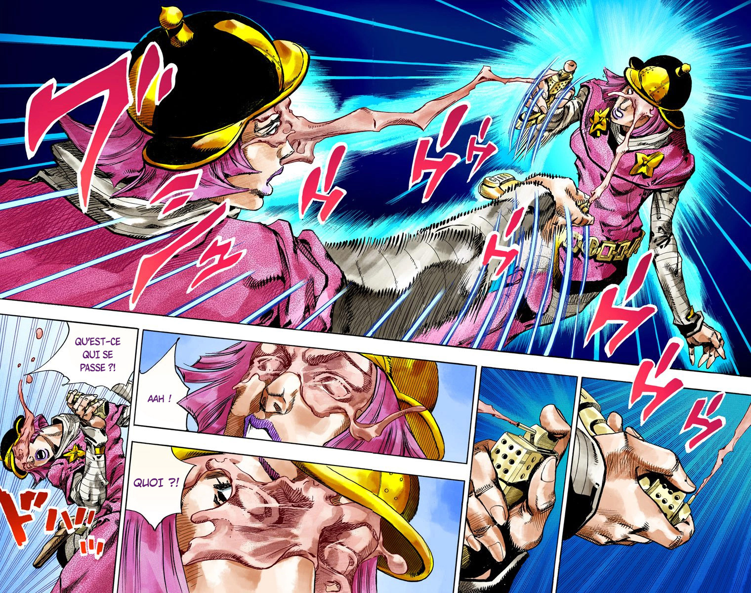 Read JoJo's Bizarre Adventure Part 7 Steel Ball Run Official Colored FR Manga Online
