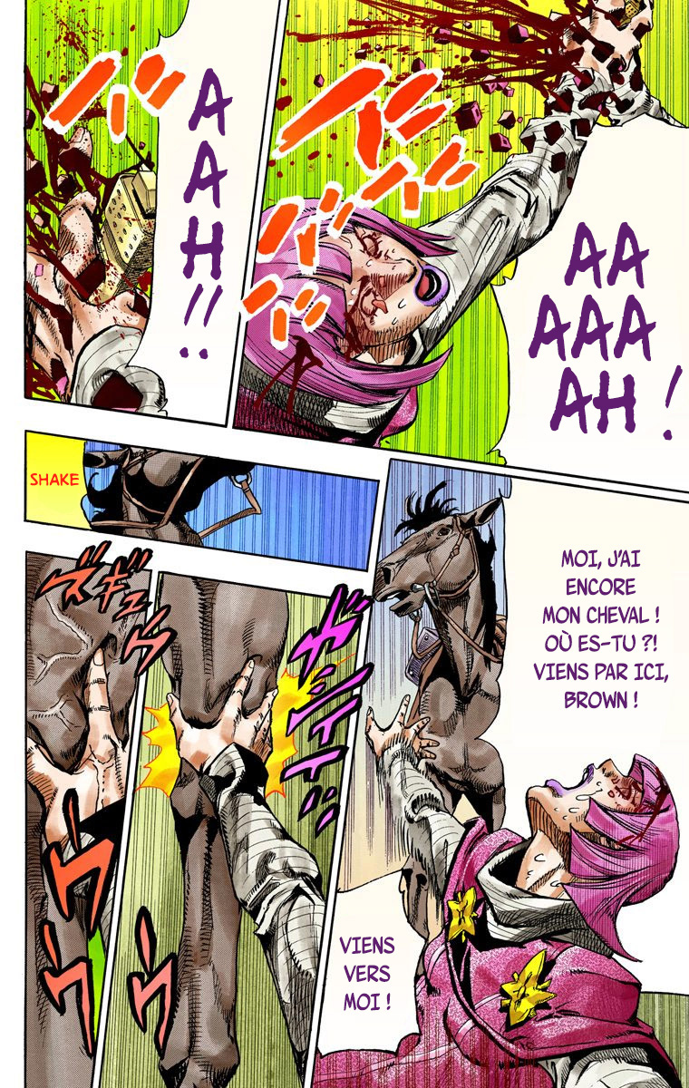 Read JoJo's Bizarre Adventure Part 7 Steel Ball Run Official Colored FR Manga Online