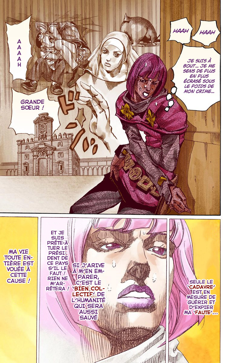 Read JoJo's Bizarre Adventure Part 7 Steel Ball Run Official Colored FR Manga Online