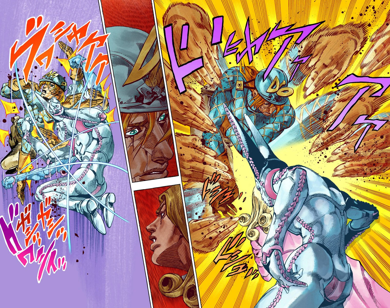 Read JoJo's Bizarre Adventure Part 7 Steel Ball Run Official Colored FR Manga Online