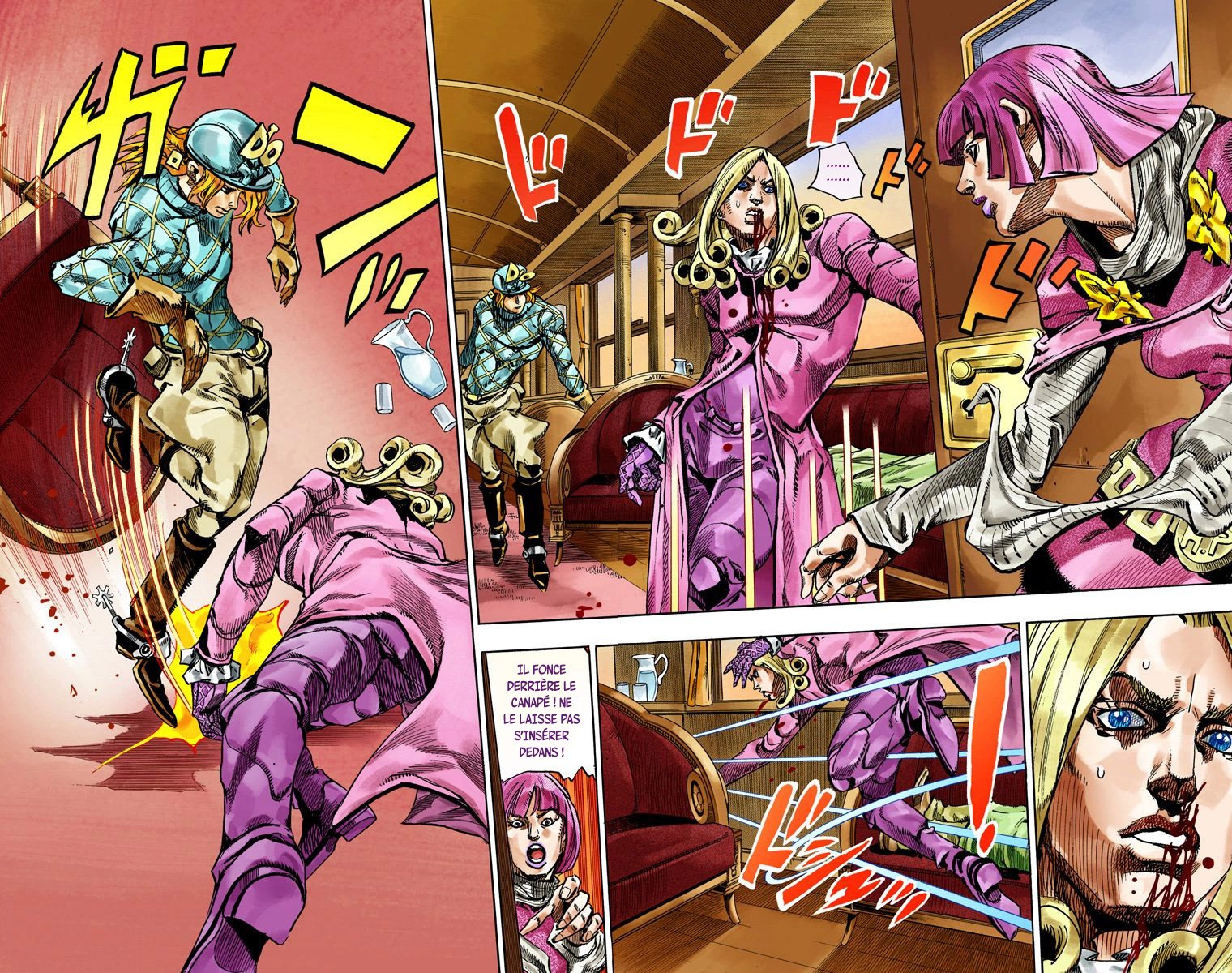 Read JoJo's Bizarre Adventure Part 7 Steel Ball Run Official Colored FR Manga Online