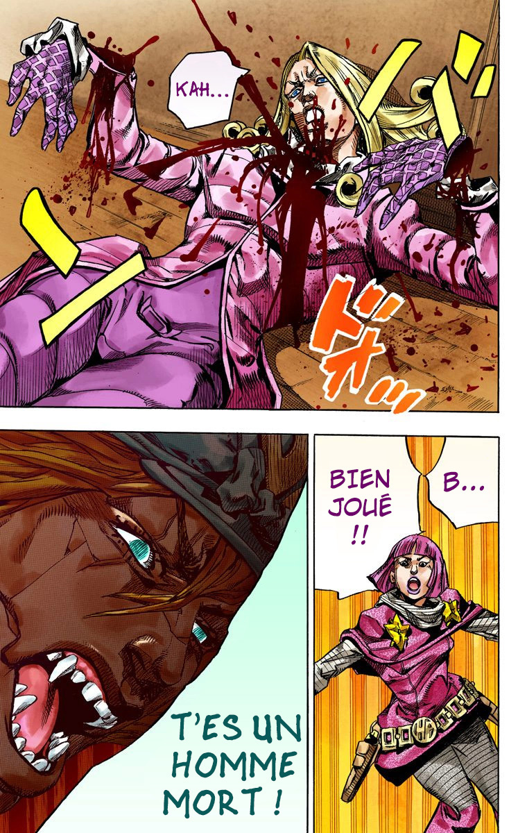 Read JoJo's Bizarre Adventure Part 7 Steel Ball Run Official Colored FR Manga Online