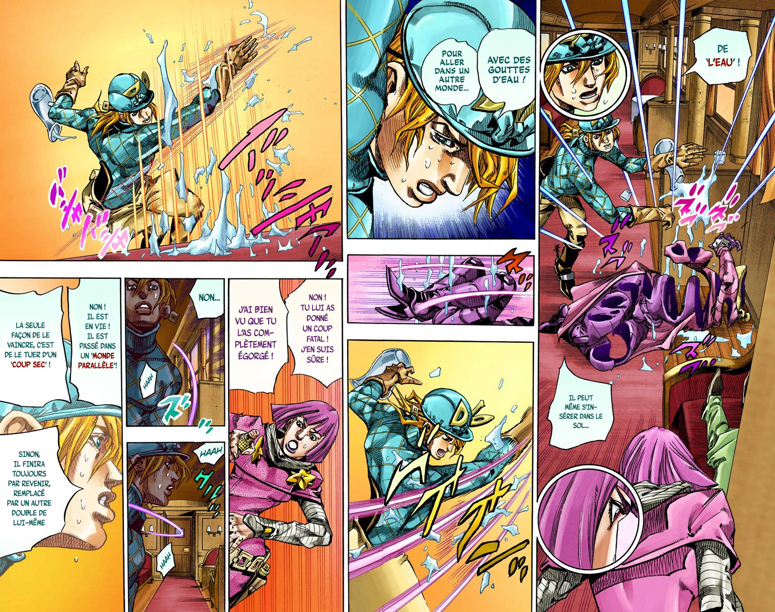 Read JoJo's Bizarre Adventure Part 7 Steel Ball Run Official Colored FR Manga Online