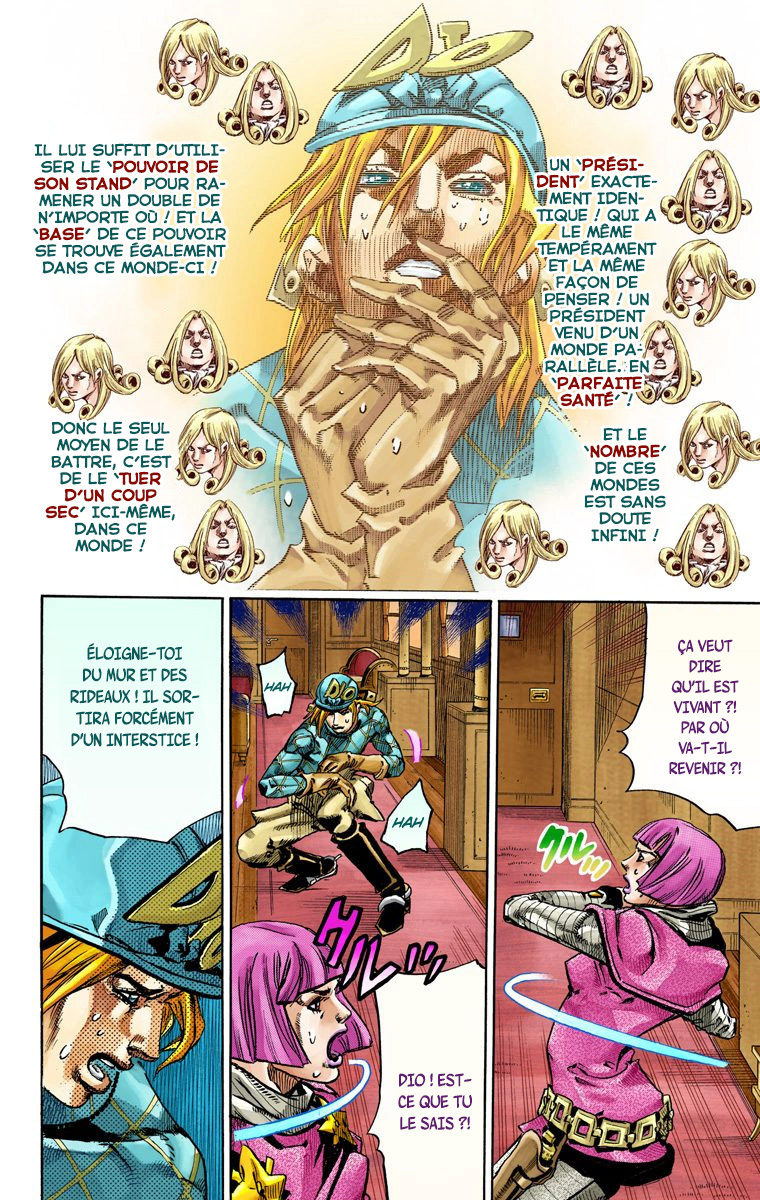 Read JoJo's Bizarre Adventure Part 7 Steel Ball Run Official Colored FR Manga Online